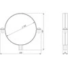 Laikiklis EUROPLAST SBO160, Ø 160 mm