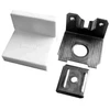 Haushalt Spintos laikikliai KA-9520, baltas, 1,2 mm, 4 vnt.