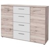 Kumode Domoletti HLNK26-P79, brūna krās., 91.3 cm x 38 cm x 129.6 cm