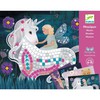 Kūrybos rinkinys Djeco Mosaic Glitter Unicorn