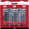 Grąžtas KWB Wiertło Einhell Einhell POWERBOX grąžtų rinkinys, 15 vnt., 3 kasetės (3/4/5/6/8/10mm, metalas, medis, akmuo)