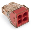 Laidų jungės Wago 773-604, 4 x 1,5-4 mm², 5 vnt.