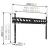 Vogels | Sieninis laikiklis | MA4000-A1 | Fiksuotas | 40-80 " | Maksimalus svoris (keliamoji galia) 80 kg | Juodas