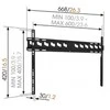 Vogels | Sieninis laikiklis | MA4000-A1 | Fiksuotas | 40-80 " | Maksimalus svoris (keliamoji galia) 80 kg | Juodas