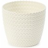 Lamela Gėlių vazonas Magnolija Jersey Kreminės spalvos 110x90mm