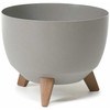 Lamela Vazonas Roma Eco Wood 40cm, Pilkas