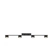 Lubinis šviestuvas Lampa sufitowa Domoletti CEILING LED LIGHT LUCA 4X4W 2700K Juodas