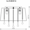 Lubinis šviestuvas Domoletti CEILING LIGHT LUCY MX91207-3A 3XE27