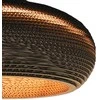 Lubinis šviestuvas Lampa sufitowa Domoletti CEILING LIGHT PAPER E27 BROWN/Juodas