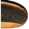 Lubinis šviestuvas Lampa sufitowa Domoletti CEILING LIGHT PAPER E27 BROWN/Juodas