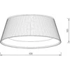 Lubinis šviestuvas Lampa sufitowa Domoletti CEILING LED LIGHT TAI D45 4000K Juodas
