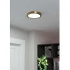 EGLO 17W LED paviršinė panelė FUEVA 5, žalvario sp., 3000K, 21cm