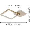 Lubinis šviestuvas Luminaire ceiling Eglo GAFARES. 15 W. LED. 900424