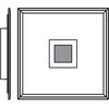 Ledvance 24W LED paviršinė panelė SMART+, balta, 2700–6500K, dimeriuojama
