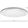 Lubinis šviestuvas MILAGRO OPTIMA ML6400, 52 W, LED