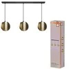 Osram Pakabinamas šviestuvas FOLDED GLOBE, 3xE27, aukso sp.