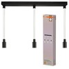 Osram Pakabinamas šviestuvas GLOW PENDULUM, 3xE27, juodas