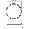 Lubinis šviestuvas Šviestuvas Philips Superslim, 15W, 2700°K, baltas