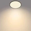 Lampa griesti Philips SuperSlim, 2700°K, LED, melna