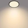Lampa griesti Philips SuperSlim, 2700°K, LED, melna