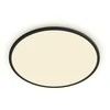 Lampa griesti Philips SuperSlim, 2700°K, LED, melna