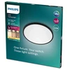 Šviestuvas lubų Philips SuperSlim, 2700°K, LED, juodas