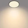 Šviestuvas lubų Philips SuperSlim, 2700°K, LED, juodas