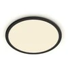 Lampa griesti Philips SuperSlim, 2700°K, LED, melna