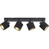 Lubinis šviestuvas Lampa sufitowa Trio Spot juoda Trio RL TOMMY R80334079