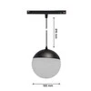 Lubinis šviestuvas Šviestuvas lubinis Spectrum SYSTEM SHIFT 48V GLOBE P LAMP,5W