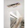 Lubinis šviestuvas Lubinis LED šviestuvas TRIO Harper, 30W, 3000K, 4000lm, juodos/medžio sp., 65 x 34 x 7 cm
