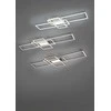 Lubinis šviestuvas Lubinis LED šviestuvas TRIO IRVINE, 60 W, 7100 lm, 3000-6500 K, juodos sp., 105x42xh6 cm, su pultu
