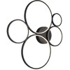 Lubinis šviestuvas Lubinis LED šviestuvas TRIO RONDO, 49W, max 5800lm, 3000K, juodos sp., dimeriuojamas, 59x53 cm