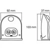 Šviestuvas Ledvance Doorled Down, LED, 0.5W, 4000K, 3xAAA