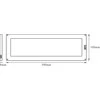 Ledvance 5W LED panelė CABINET, 300x100mm, 3000K