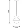 Pakabinamas šviestuvas Domoletti PENDANT LIGHT ANNABA E27 Juodas