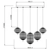 Lubinis šviestuvas Lampa wisząca Domoletti PENDANT LUMINAIRE LED A2360-10 GOLD