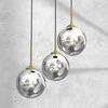 Lubinis šviestuvas Domoletti PENDANT LIGHT BURSA 3XE14 ROUND BL/GOLD