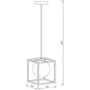 Pakabinamas šviestuvas Lampa wisząca Domoletti PENDANT LIGHT DRIFT E27 GOLD