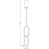 Pakabinamas šviestuvas Lampa wisząca Domoletti PENDANT LED LIGHT EDIRNA 2 4000K Juodas