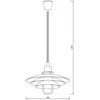 Pakabinamas šviestuvas Lampa wisząca Domoletti PENDANT LIGHT ISLE E27 Juodas