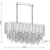 Pakabinamas šviestuvas Lampa wisząca Domoletti PENDANT SANNA 8XE14 19115P-800
