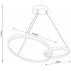 Pakabinamas šviestuvas Domoletti Pakabinamas LED šviestuvas SIBIU 2xround 36W BL 4