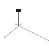 Lubinis šviestuvas Lampa sufitowa Domoletti CEILING LED LIGHT TANGER 100+60CM Juodas
