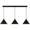 Pakabinamas šviestuvas Lampa wisząca Domoletti PENDANT LIGHT TRIANGLE 3XE27 Juodas