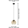 Pakabinamas šviestuvas Šviestuvas kabinamas Eglo VENEZUELA, 40 W, E27, 900166