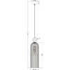 Pakabinamas šviestuvas Light_Presti Šviestuvas lubų Light Prestige Piega, 40 W, E14