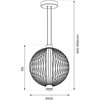 Lubinis šviestuvas Šviestuvas lubų Milagro Kyoto ML0526, 32 W, LED