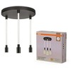 Osram Pakabinamas šviestuvas GLOW PENDULUM, 3xE27, juodas