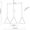Tk_Lighting Luminaire hanging TK Lighting Cono 6629. 45 W. E27